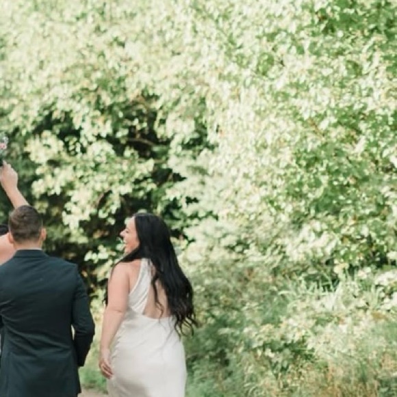 Dynamite RSVP Halter Open Back Maxi Dress - Picture 3 of 3